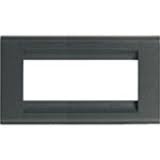 Bticino living classic placca a 4 posti antracite 4714AC